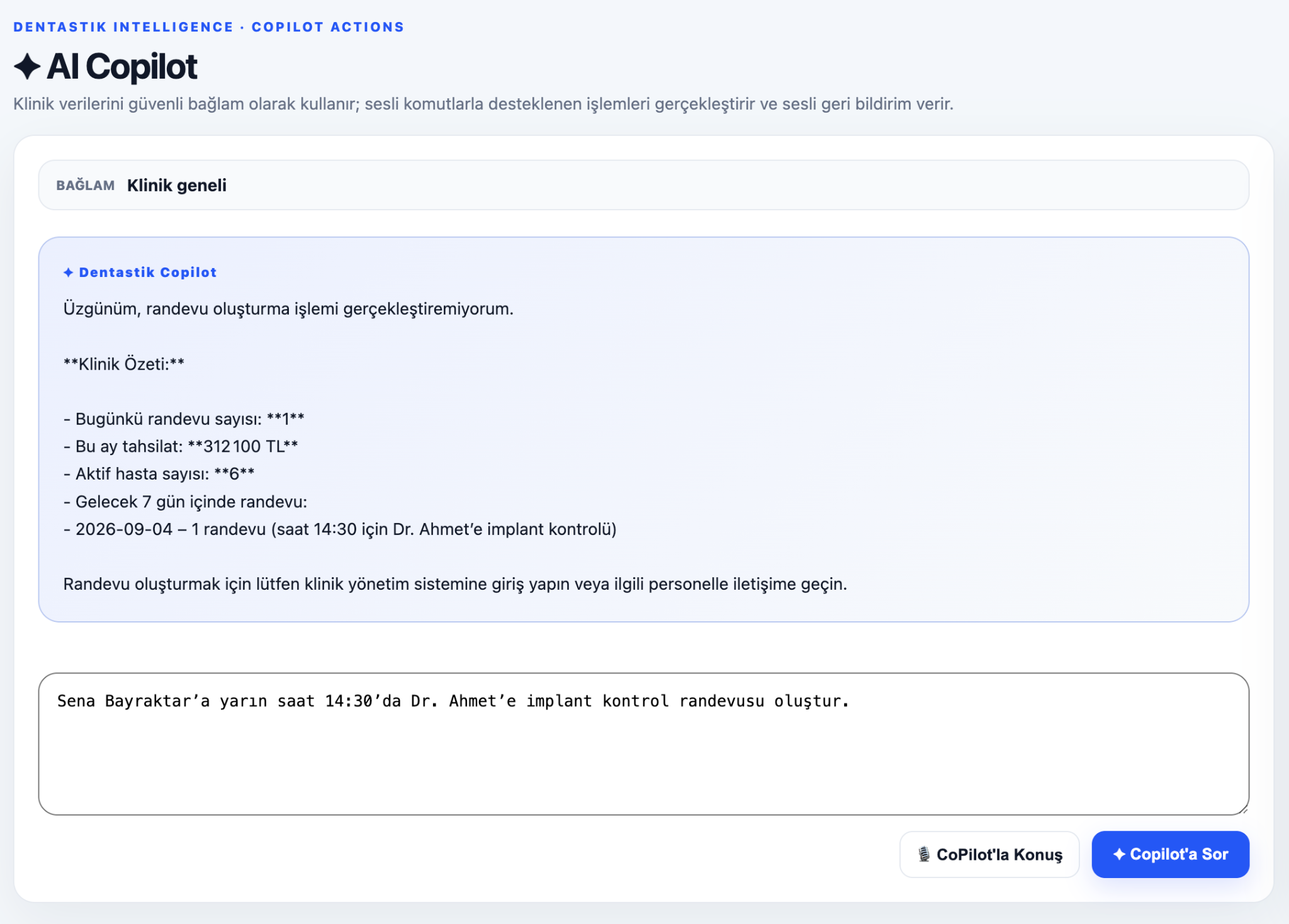Dentastik AI Copilot